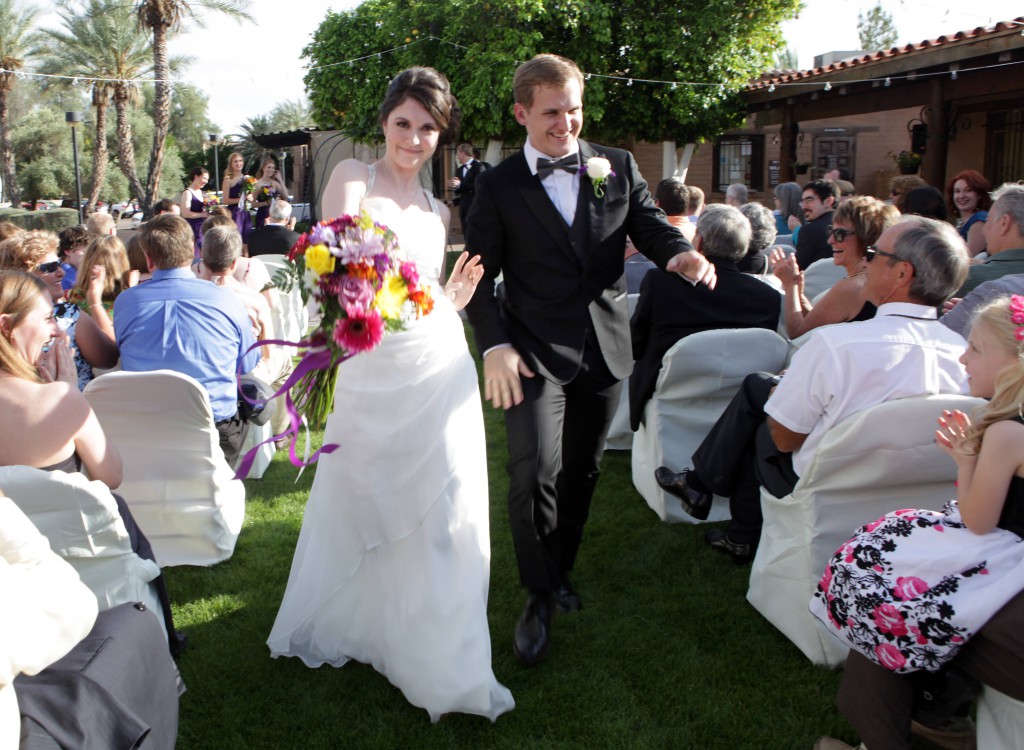 Walking down the aisle