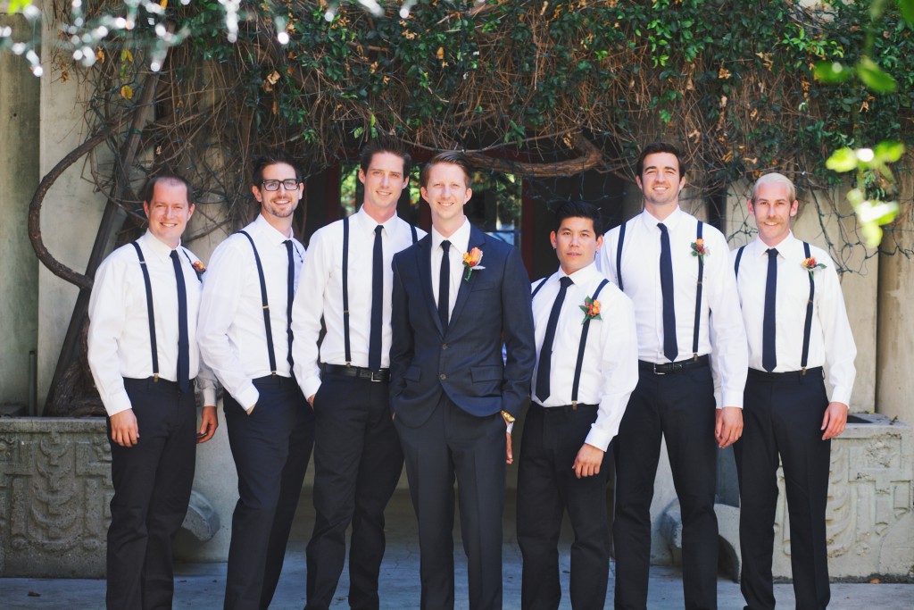 Suspenders wedding outfit hot sale