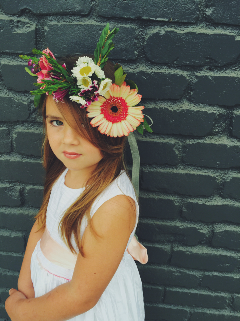 DIY flower crown