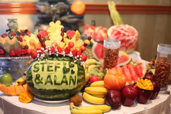 wedding fruit bar