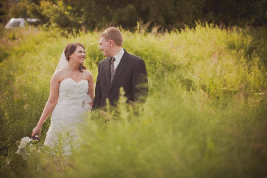 newlywed couple
