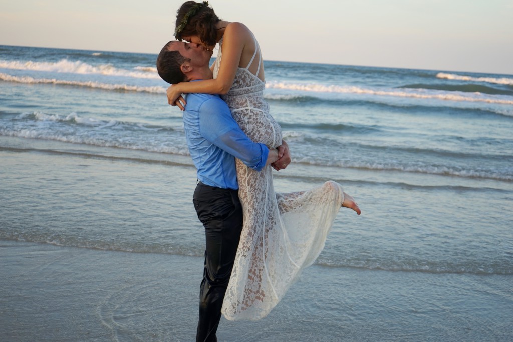 wedding plunge