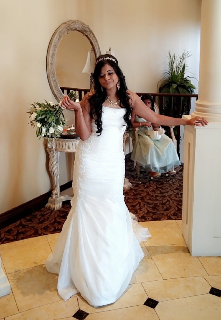 bride using joy wedding