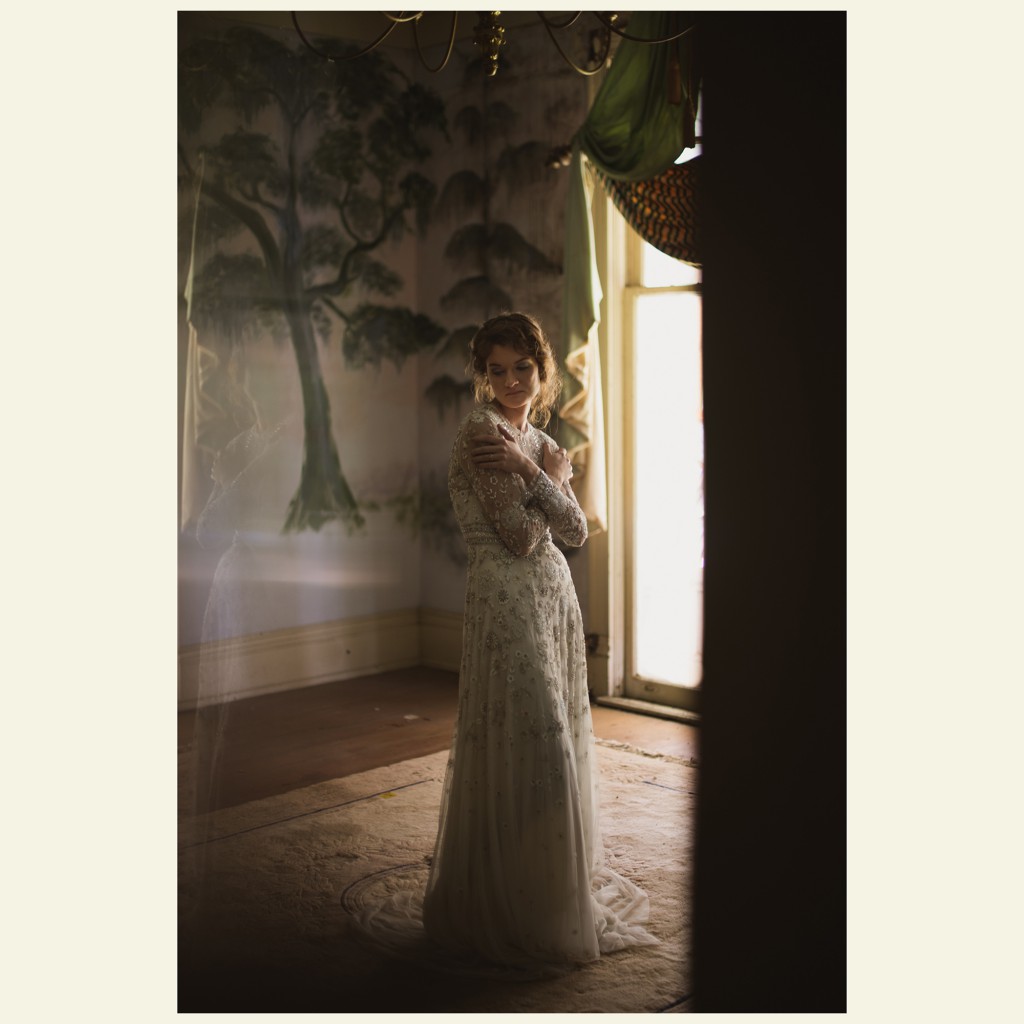 My gorgeous sister in the abandoned Mississippi mansion.