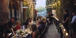cafe societe outdoor wedding venues in la