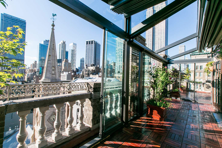 midtown loft and terrace wedding