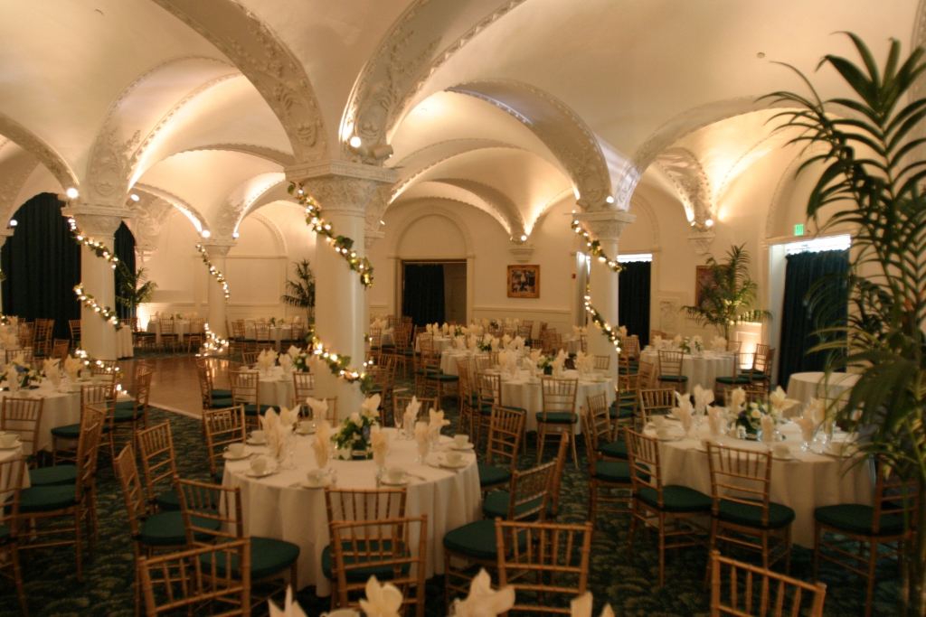 romanesque room pasadena wedding