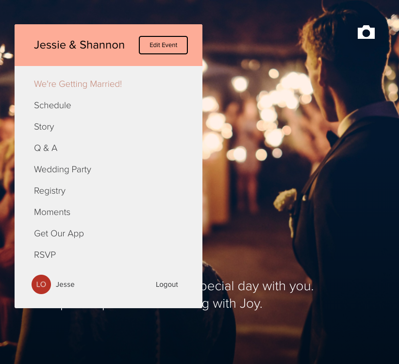 dropdown menu