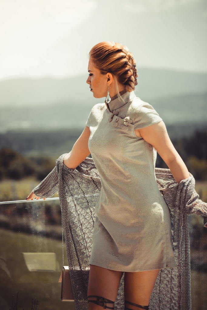 French Braid Updo