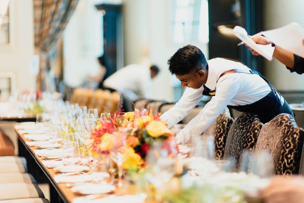 catering at wedding reception