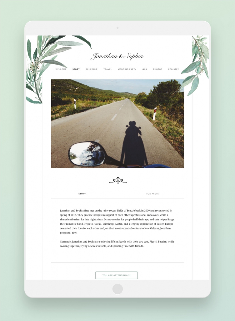joy website love story