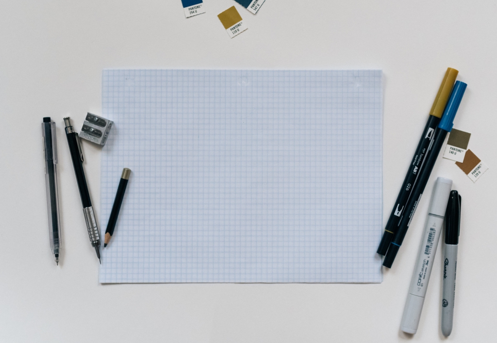 diy graph paper save the dates