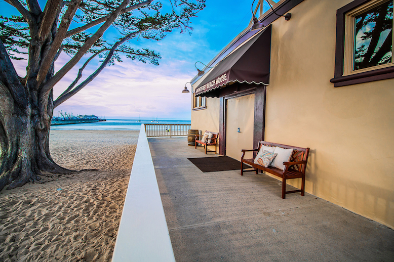 monterey beach house wedding