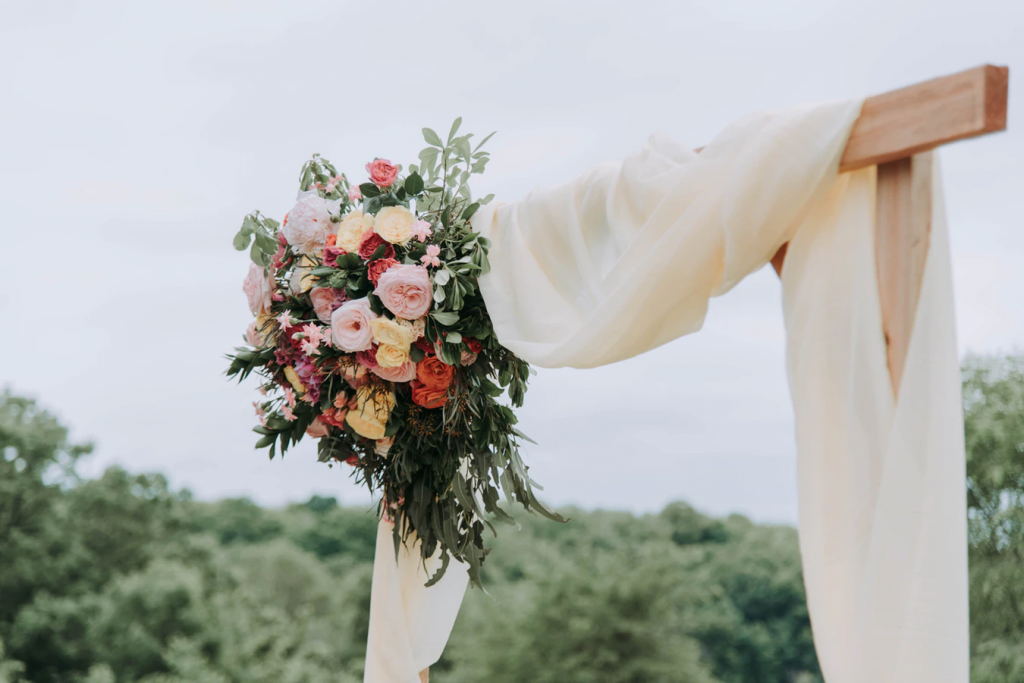 An altar is among the easiest wedding ceremony ideas