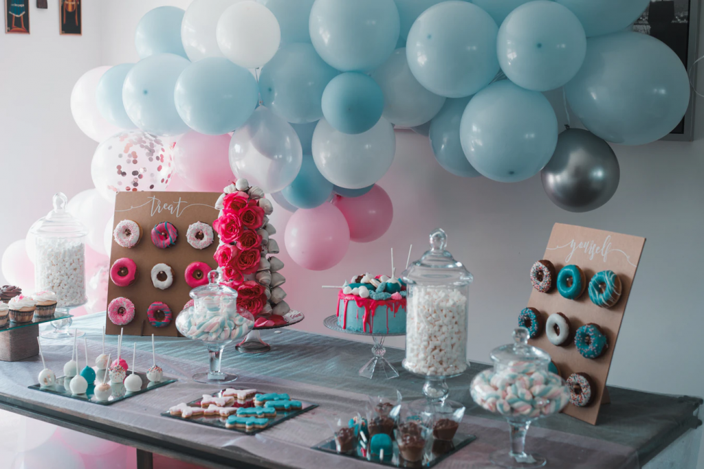 Mini donut party display