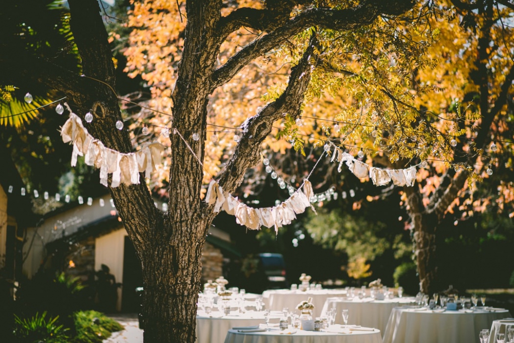Rustic banner for bridal shower
